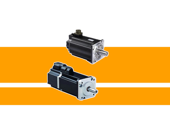 AC Servo motor FR series, used for smooth and precise positioning of industrial motors in automation systems