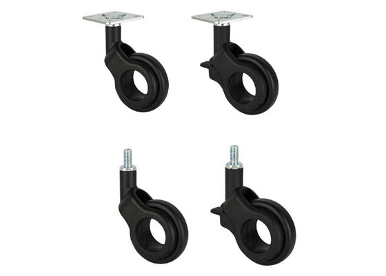 2.5-Inch Universal Caster Polyurethane Wheels for Home and Office Furniture