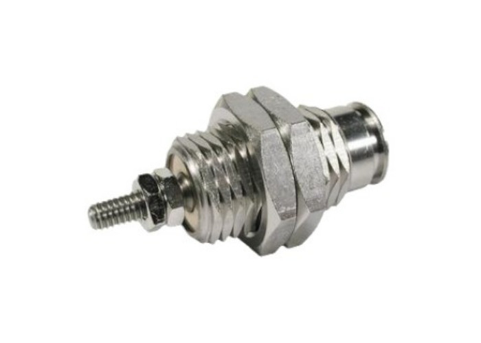 Compact Pin Cylinder for Tight Spaces Auto Return Spring Action Work Pressure 0.05-1.0