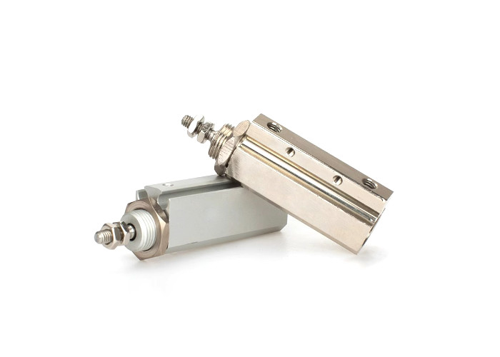 Compact Pin Cylinder for Tight Spaces Auto Return Spring Action Work Pressure 0.05-1.0