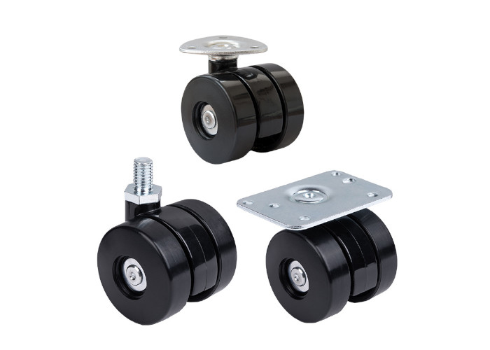 2 Inch Universal Caster Wheels for Office Equipment Smooth Rolling Mobility