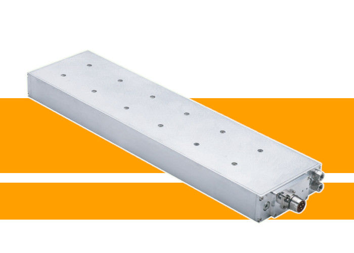 Linear motor LMFP series, water-cooled. There are only two motors in Europe with an instantaneous thrust of 20,000N