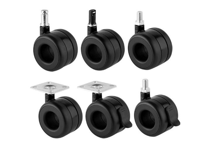 60MM Customizable Silent Wheels 2.5-Inch for Universal Office Furniture Boss Chairs