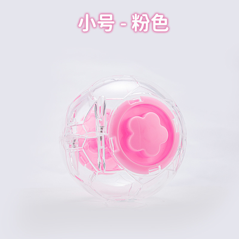 Transparent Syrian Hamster Exercise Ball Portable Running Wheel Toy For Gerbils, Small Pets