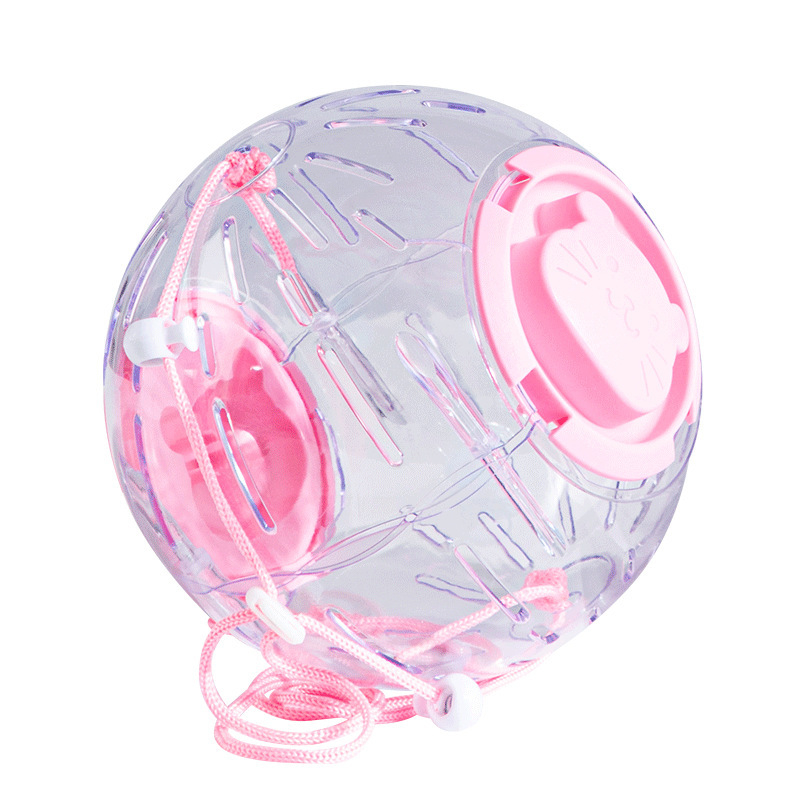 Transparent Syrian Hamster Exercise Ball Portable Running Wheel Toy For Gerbils, Small Pets